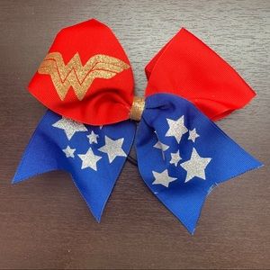 Wonder Women Hair/Cheer Bow